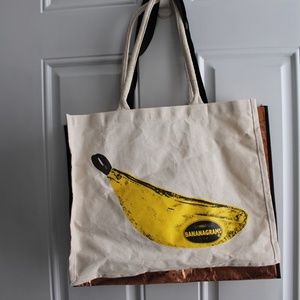 Bananagram tote bag